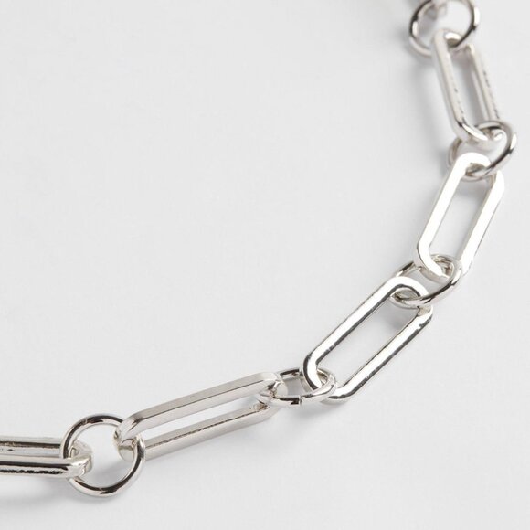 TORRID 22" Silver Link Necklace with Toggle NEW - Picture 3 of 3